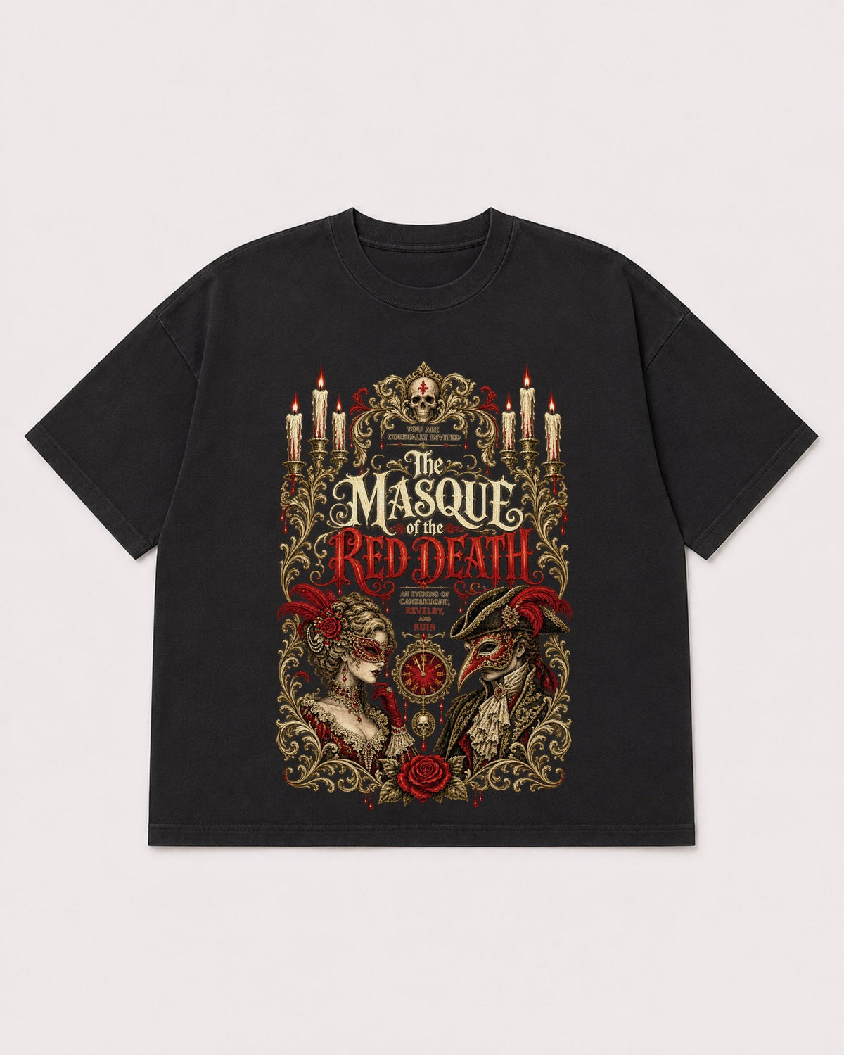 Mockup Boxy Heavyweight Tee Black product