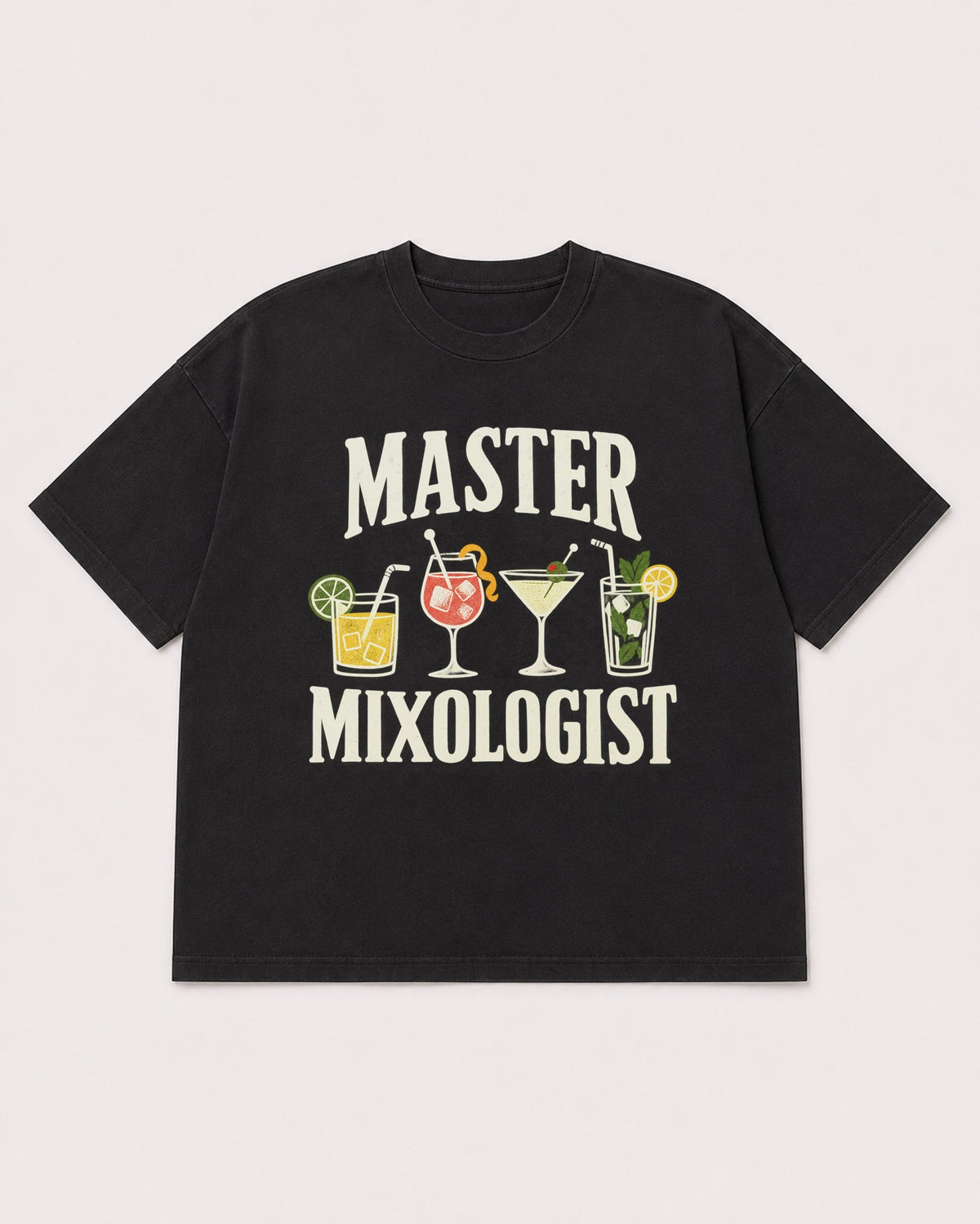 Mockup Boxy Heavyweight Tee Black product