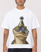 Mockup Boxy Heavyweight Tee White male close-up 06