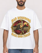 Mockup Boxy Heavyweight Tee White male close-up 07