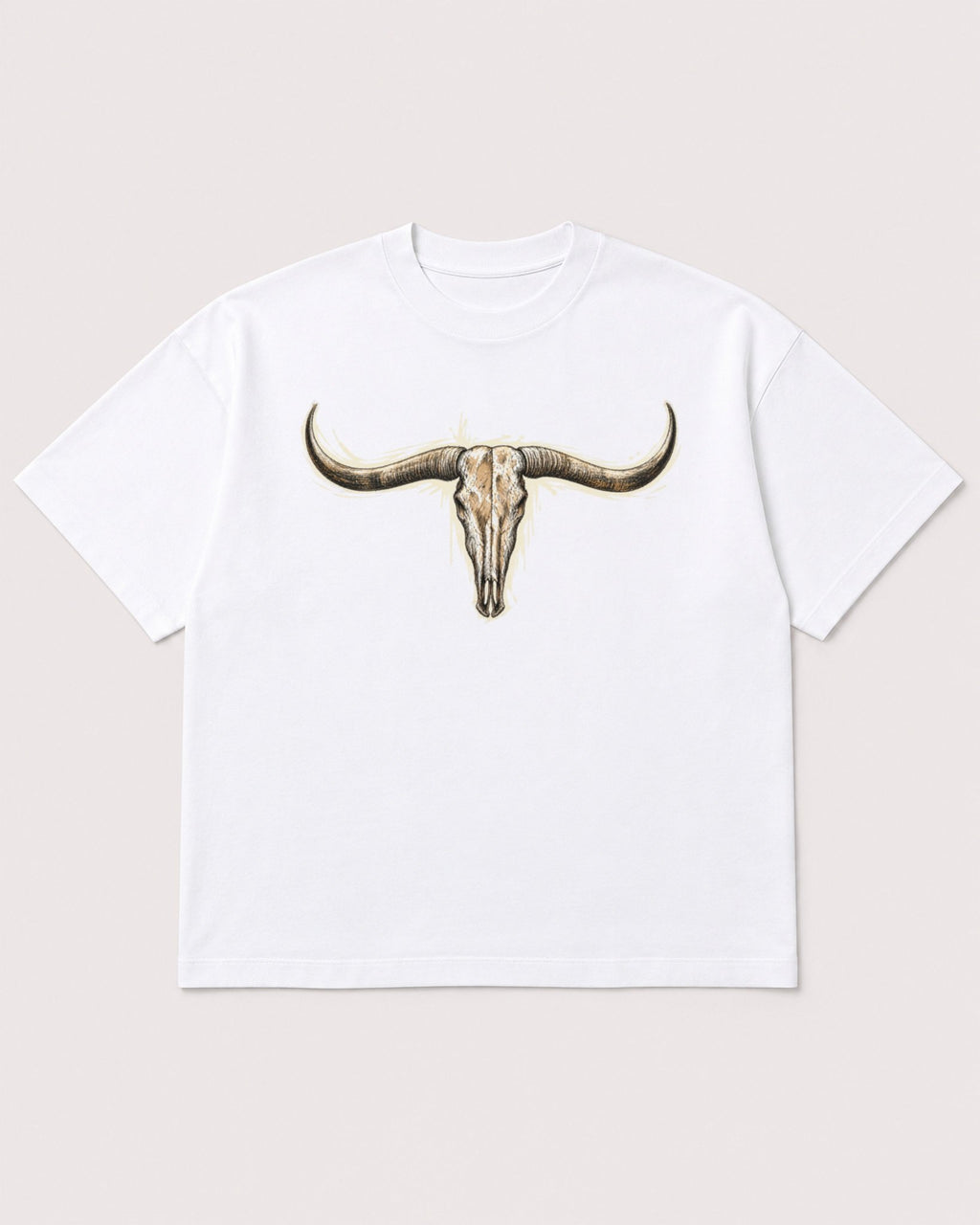 Mockup Boxy Heavyweight Tee White product