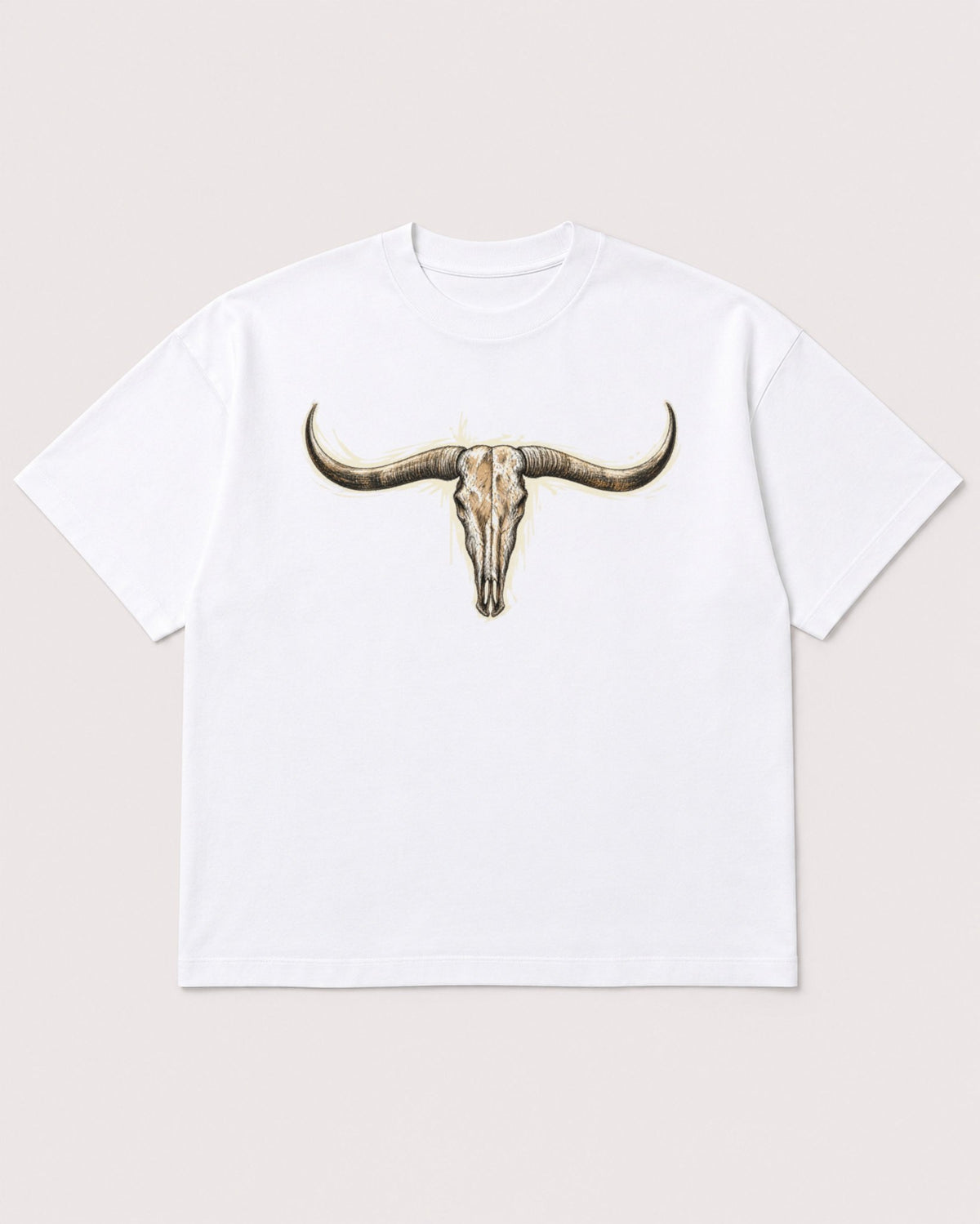 Mockup Boxy Heavyweight Tee White product