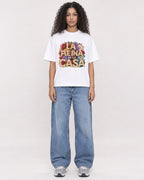 Mockup Boxy Heavyweight Tee White female full-body 10