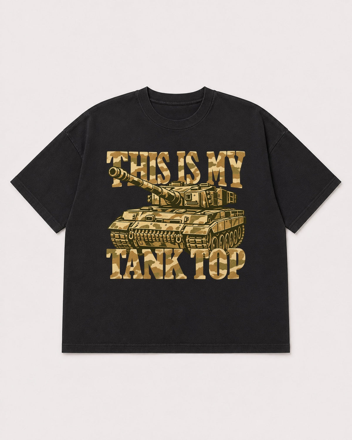 Mockup Boxy Heavyweight Tee Black product