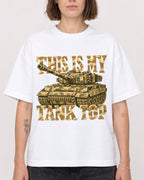 Mockup Boxy Heavyweight Tee White female close-up 18