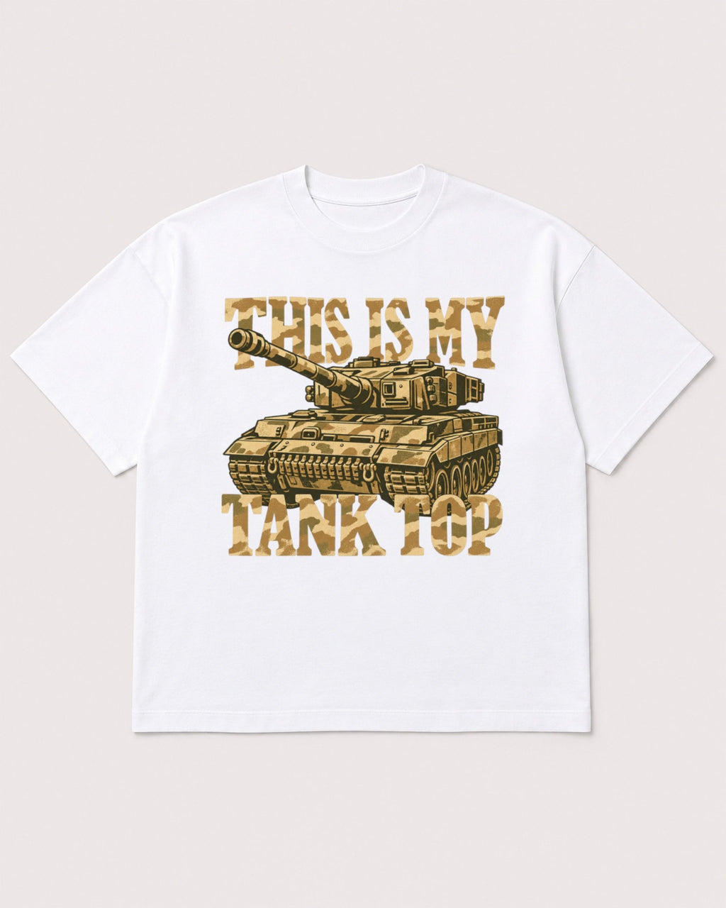 Mockup Boxy Heavyweight Tee White product