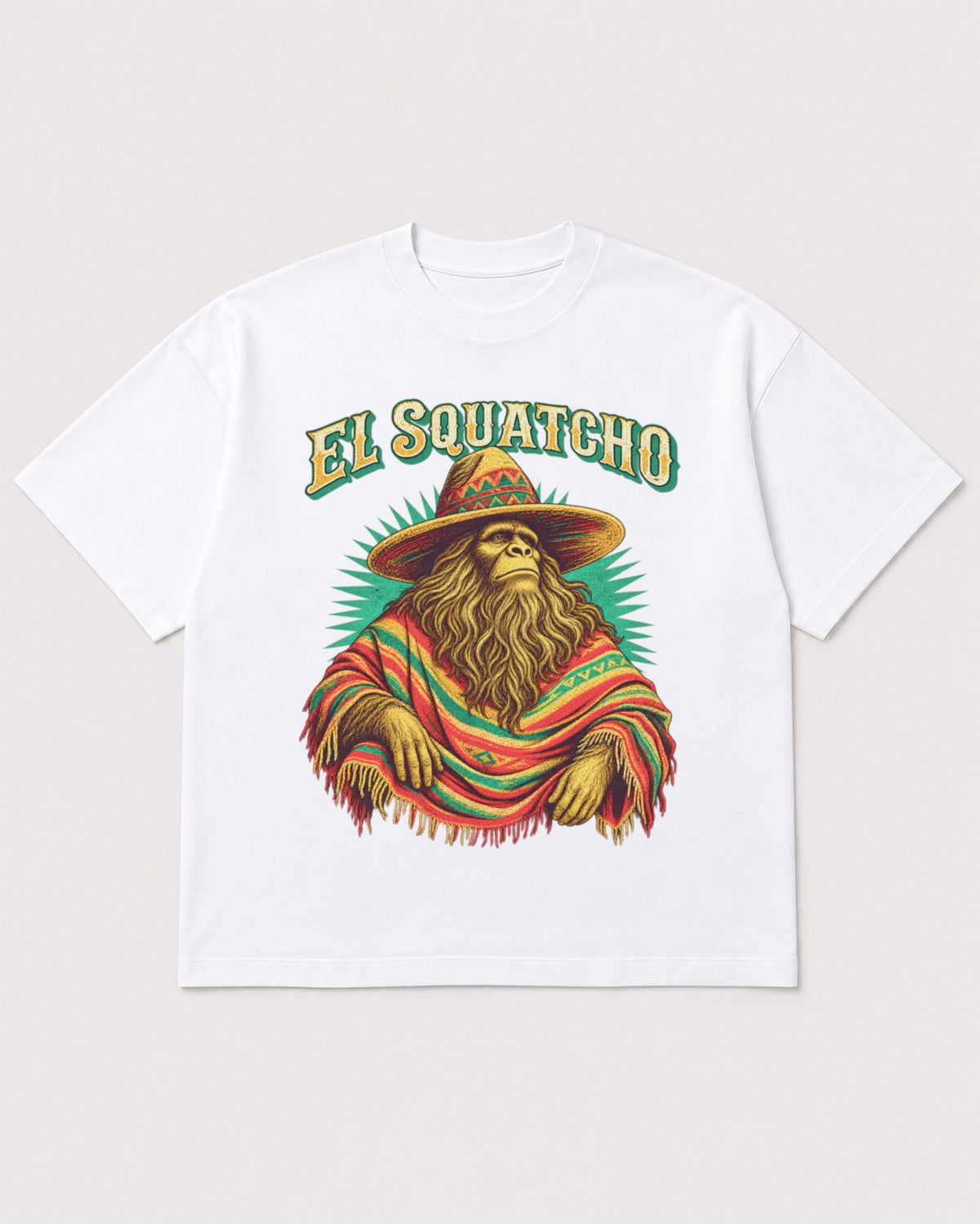 Mockup Boxy Heavyweight Tee White product