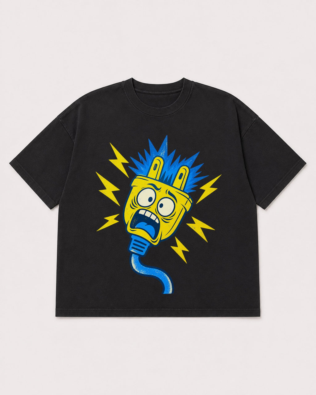 Mockup Boxy Heavyweight Tee Black product