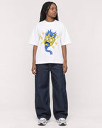 Mockup Boxy Heavyweight Tee White female full-body 04