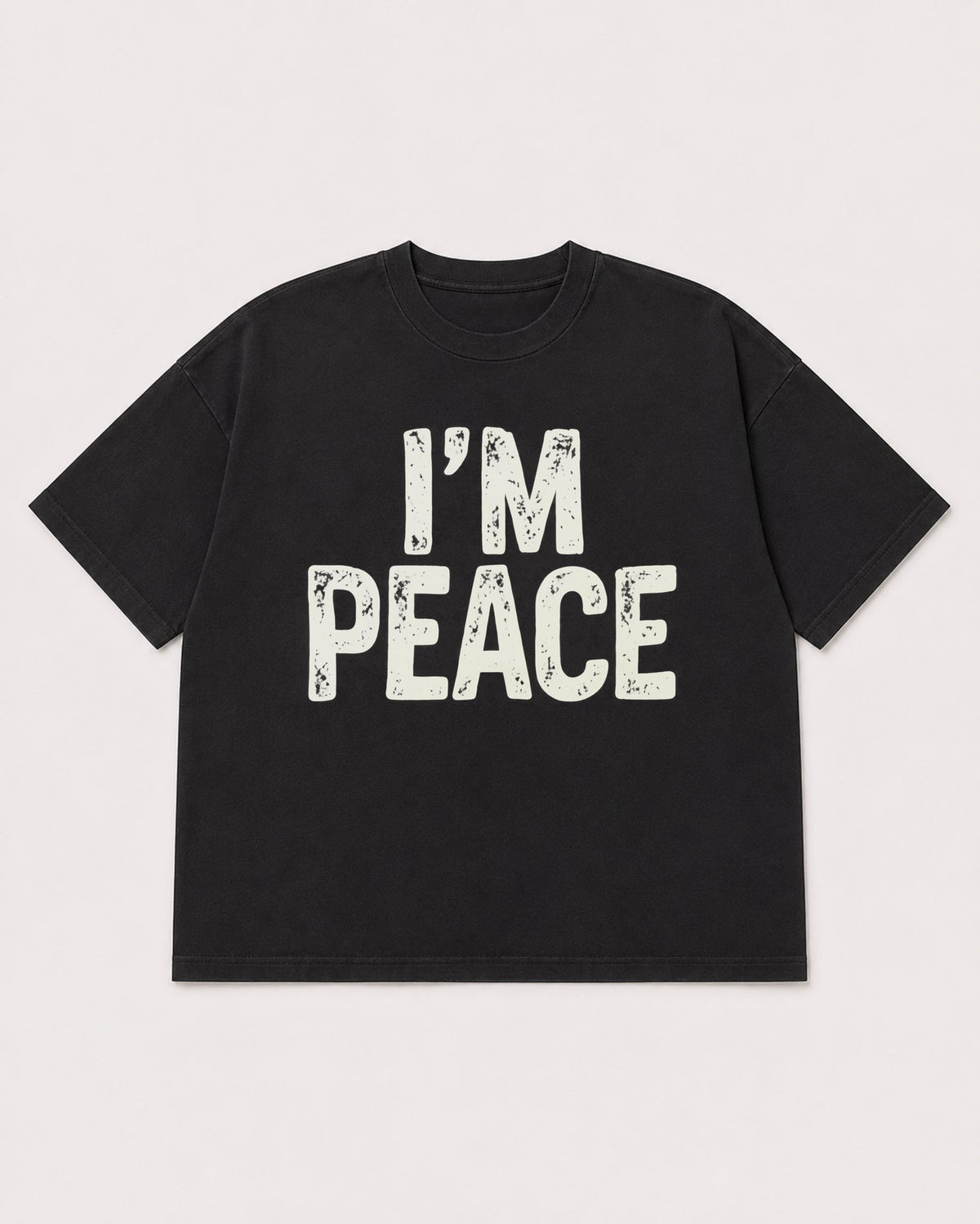 Mockup Boxy Heavyweight Tee Black product