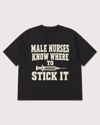 Mockup Boxy Heavyweight Tee Black product