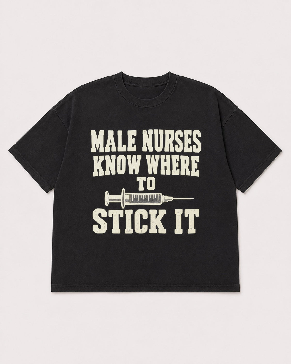 Mockup Boxy Heavyweight Tee Black product