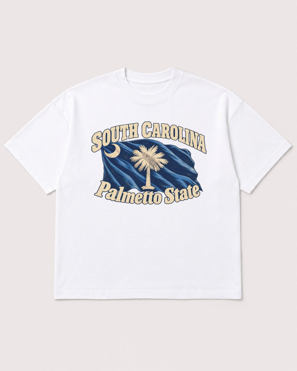 Mockup Boxy Heavyweight Tee White product
