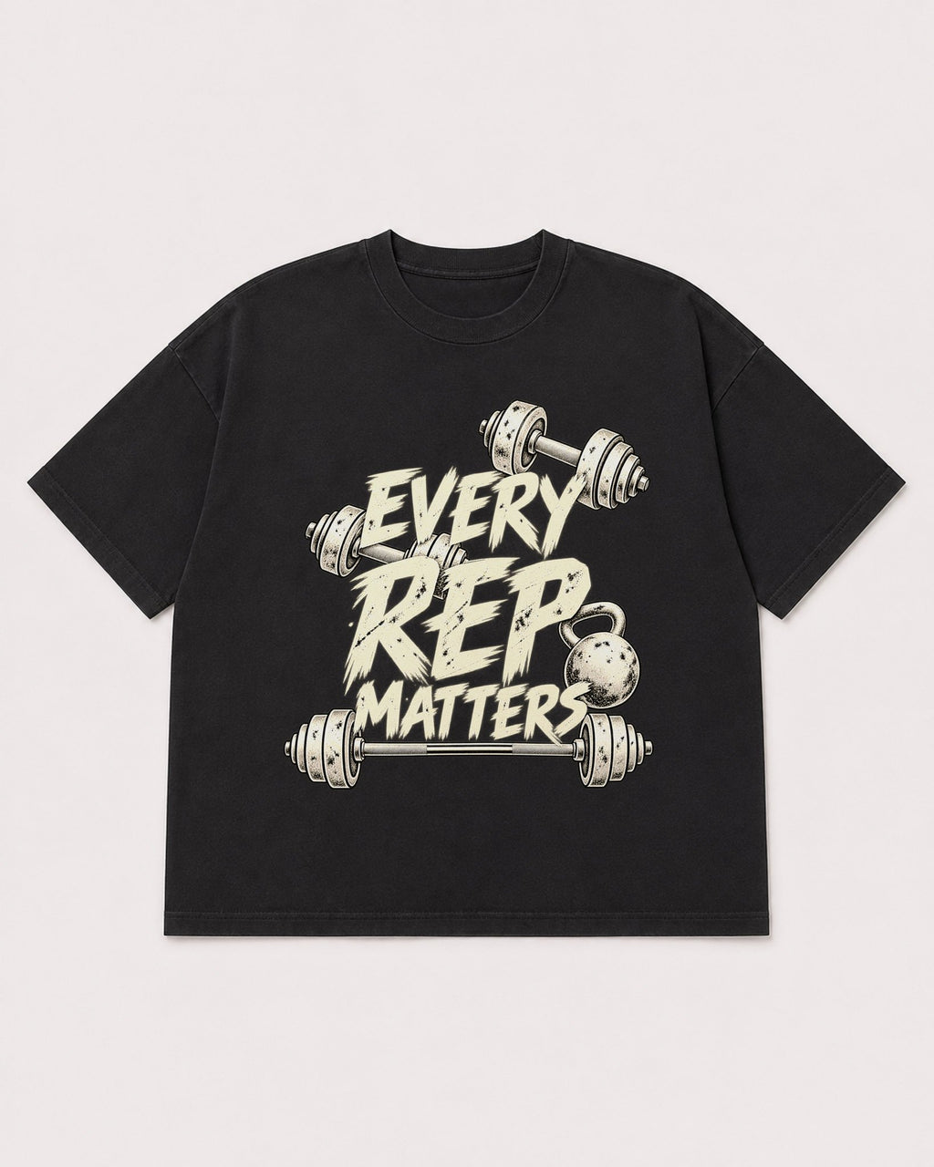 Mockup Boxy Heavyweight Tee Black product