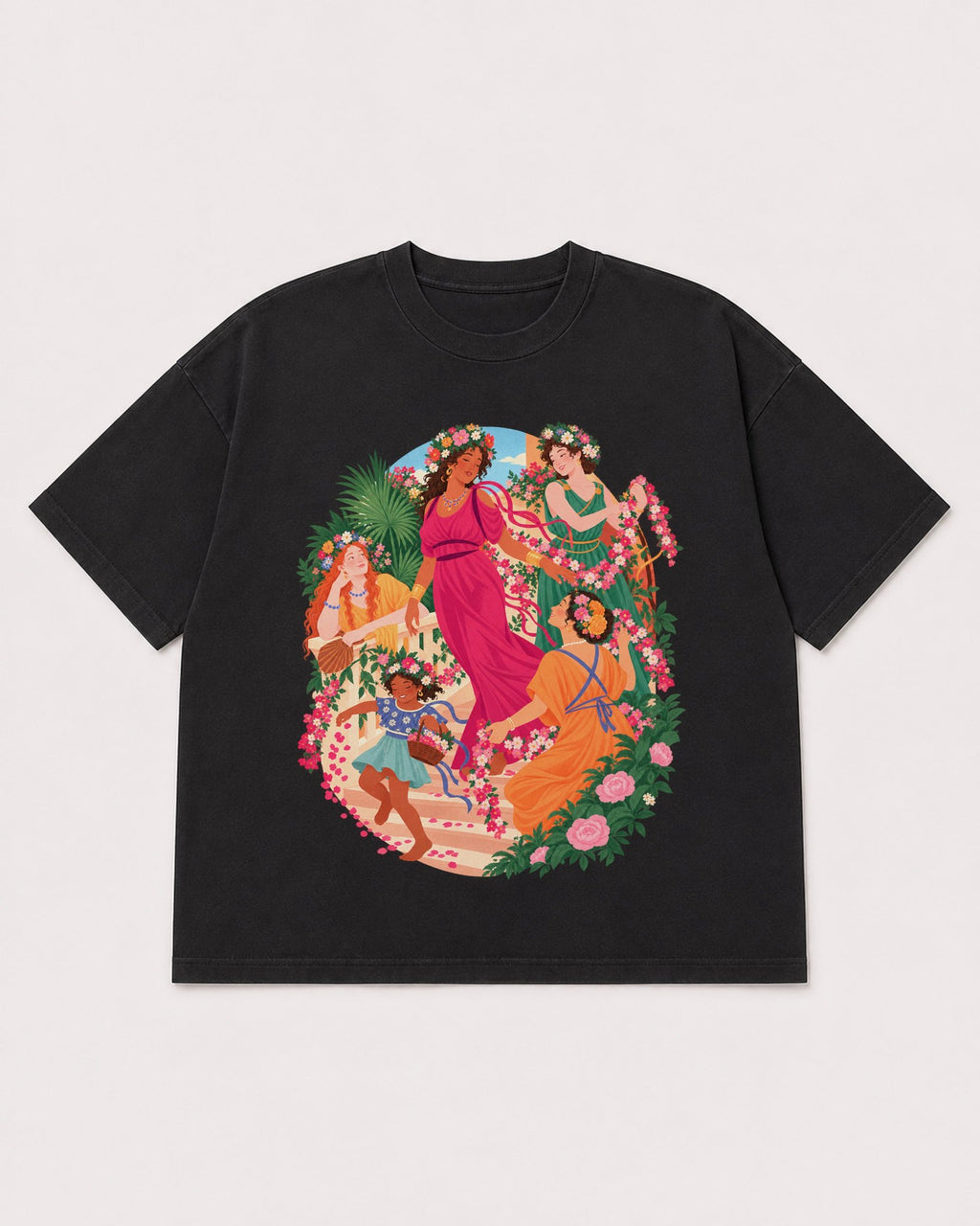 Mockup Boxy Heavyweight Tee Black product