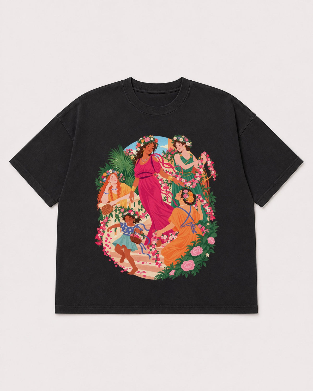 Mockup Boxy Heavyweight Tee Black product