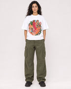Mockup Boxy Heavyweight Tee White female full-body 07