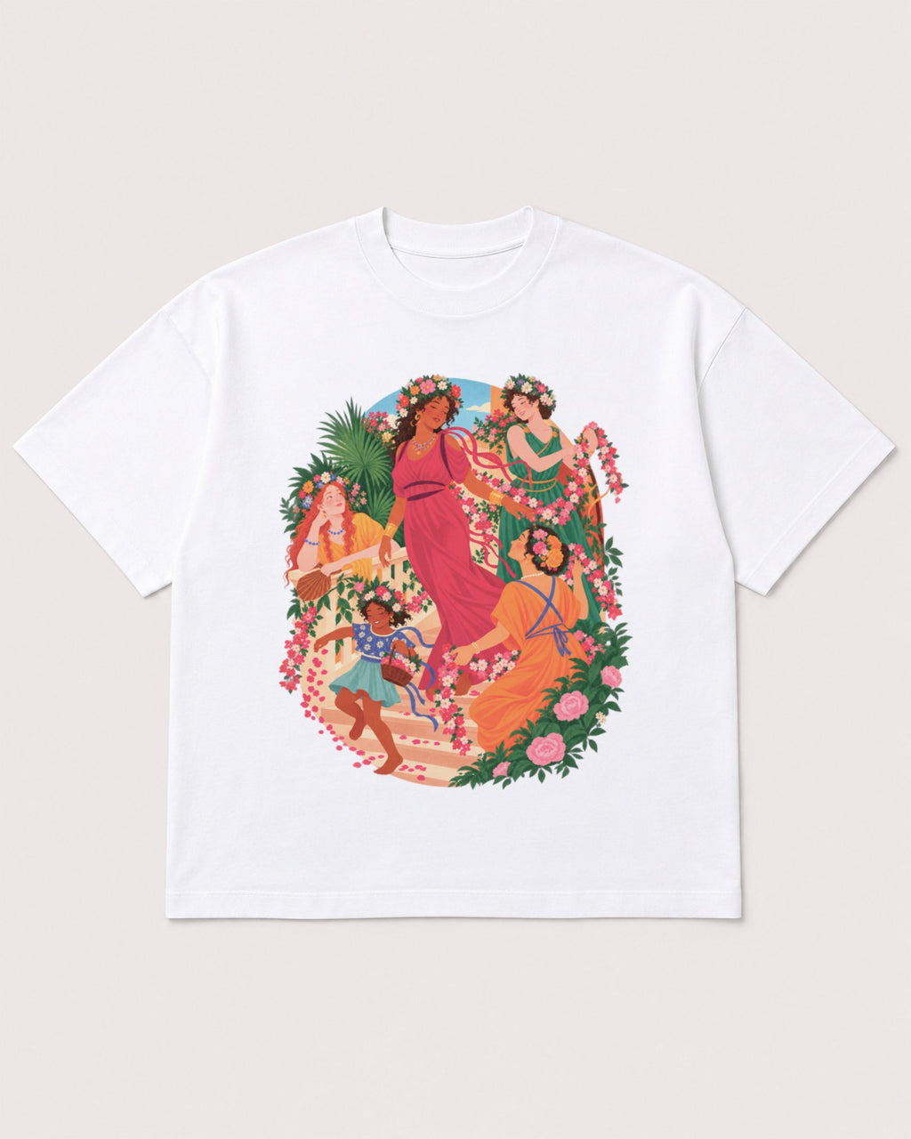 Mockup Boxy Heavyweight Tee White product