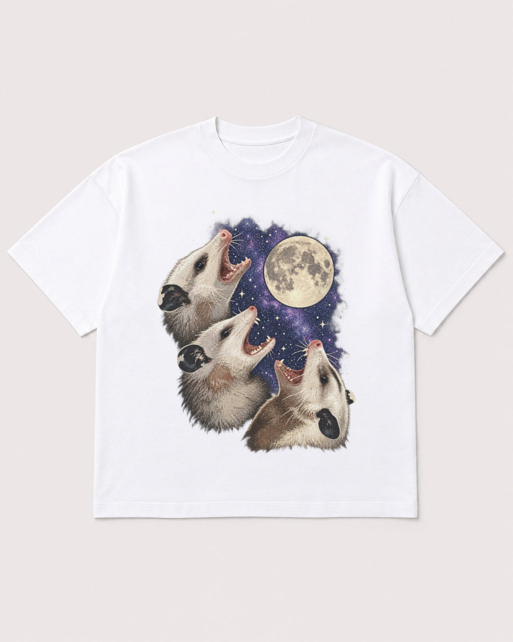 Mockup Boxy Heavyweight Tee White product