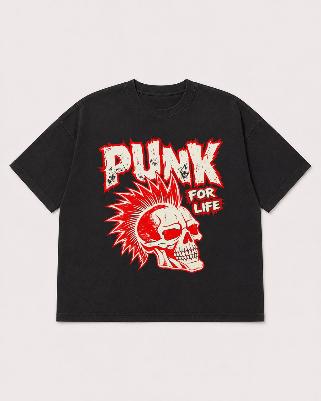 Mockup Boxy Heavyweight Tee Black product
