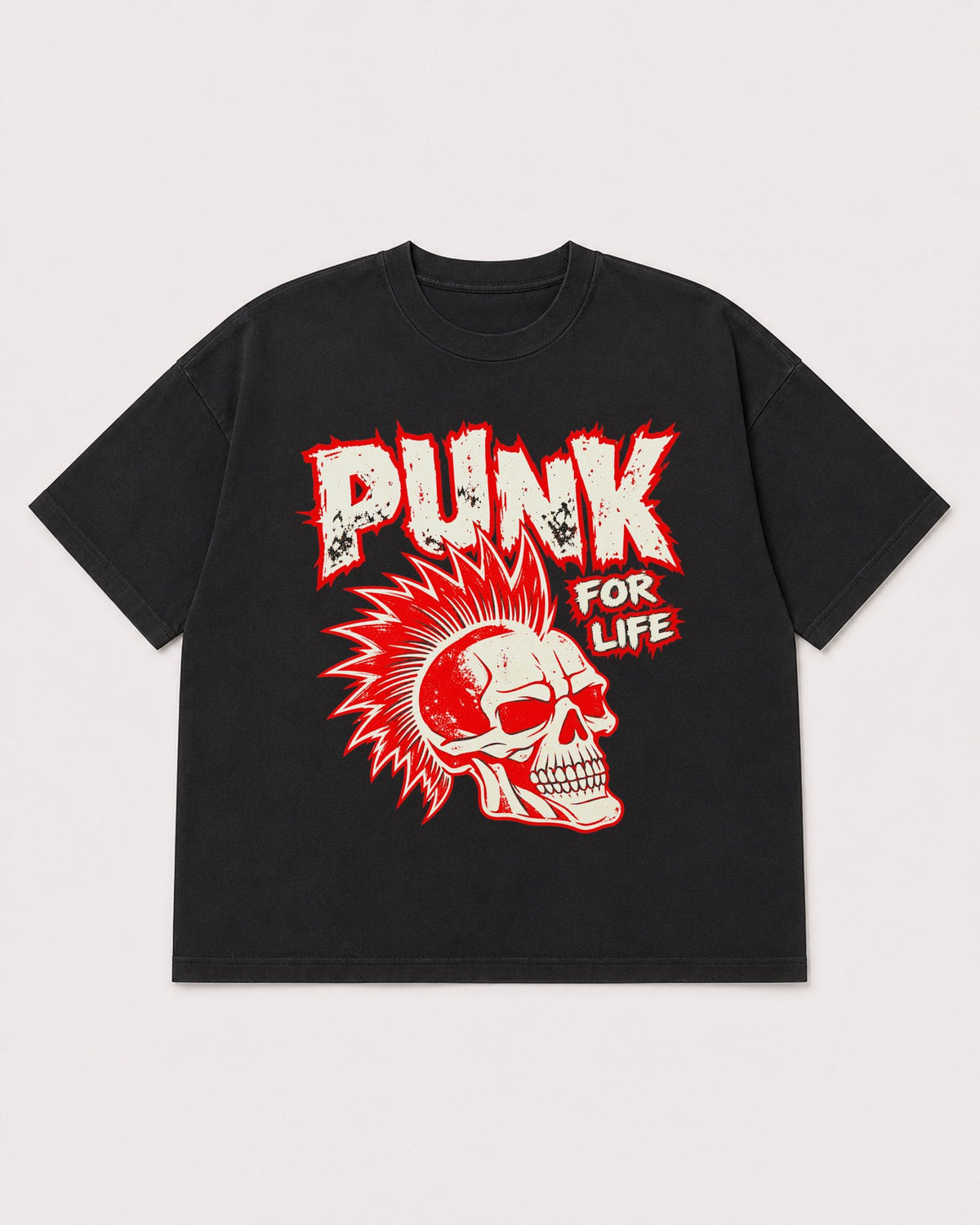 Mockup Boxy Heavyweight Tee Black product