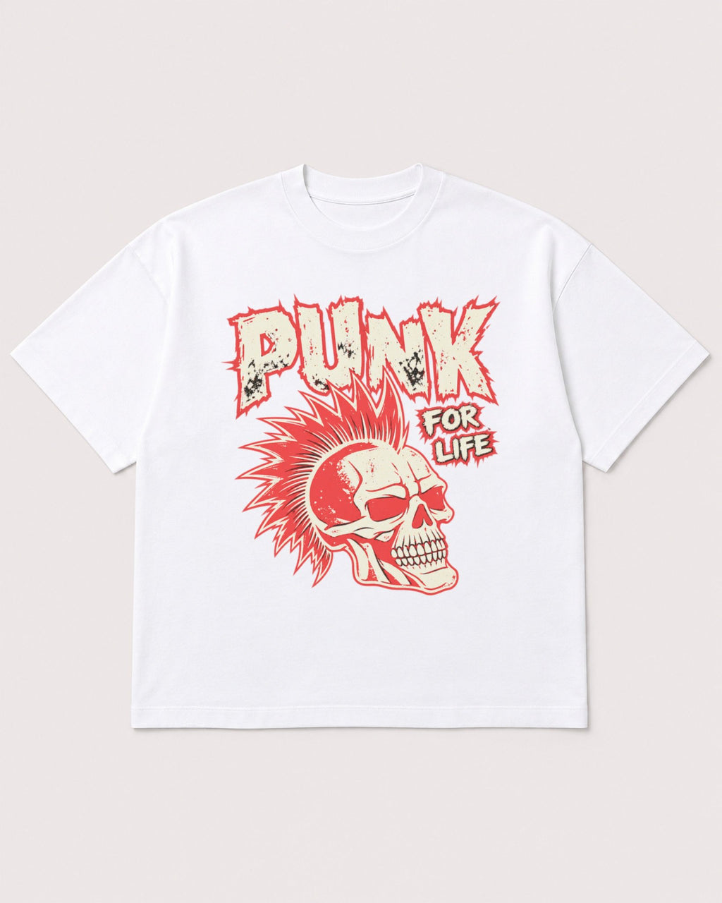 Mockup Boxy Heavyweight Tee White product