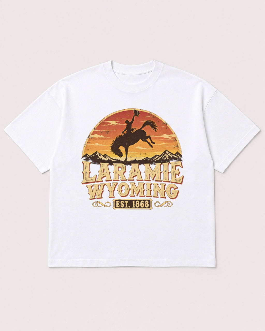 Mockup Boxy Heavyweight Tee White product
