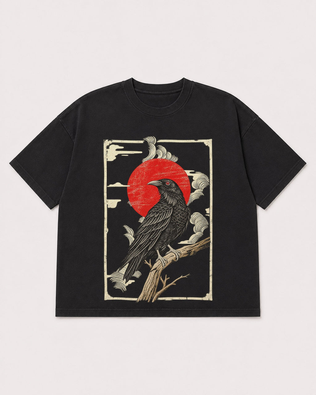 Mockup Boxy Heavyweight Tee Black product
