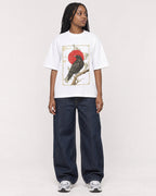Mockup Boxy Heavyweight Tee White female full-body 04