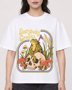 Mockup Boxy Heavyweight Tee White female close-up 03