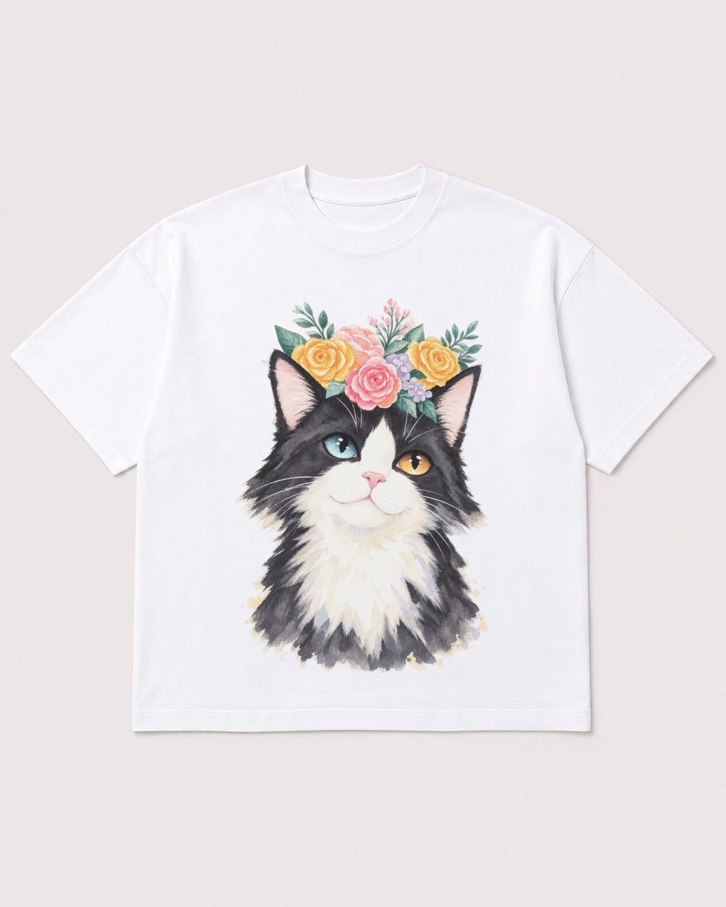 Mockup Boxy Heavyweight Tee White product