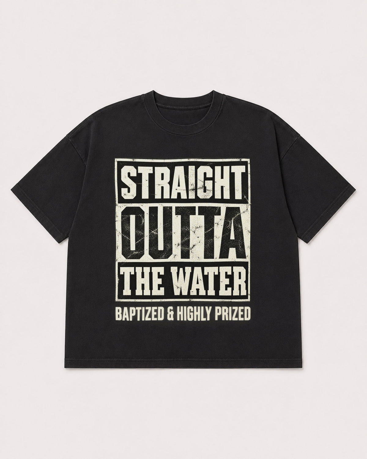 Mockup Boxy Heavyweight Tee Black product
