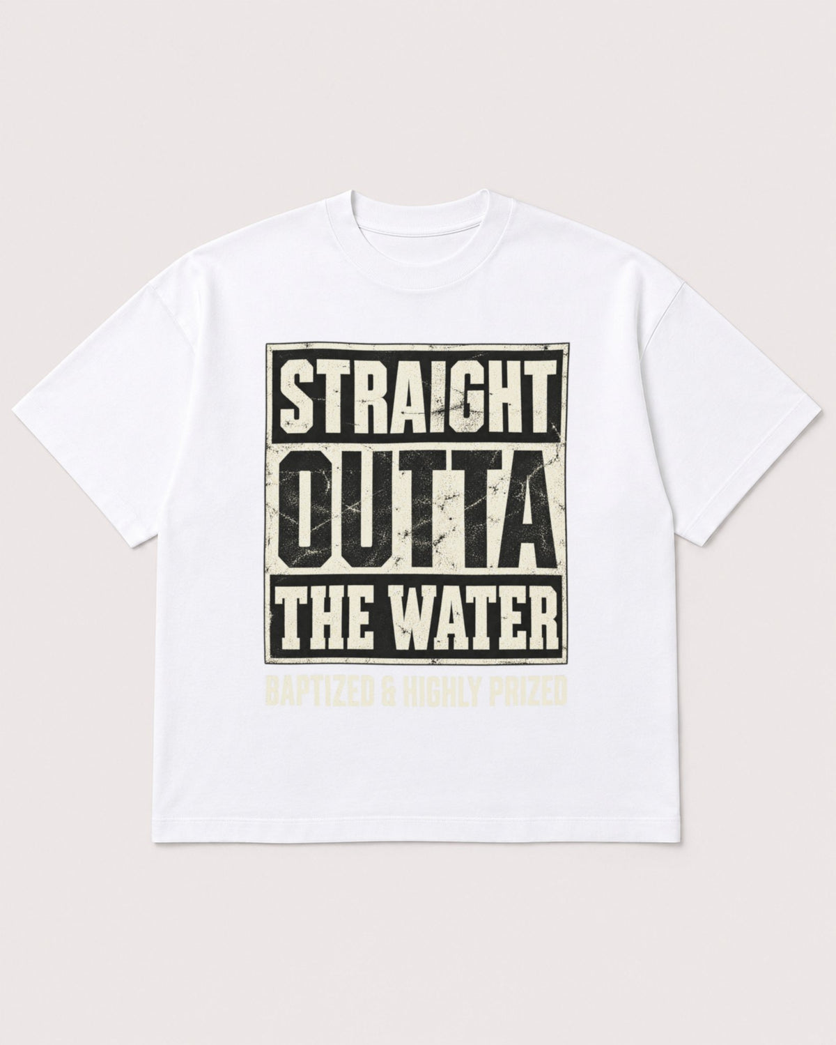 Mockup Boxy Heavyweight Tee White product