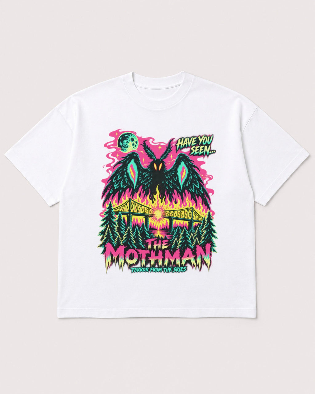 Mockup Boxy Heavyweight Tee White product