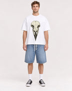 Mockup Boxy Heavyweight Tee White male full-body 08