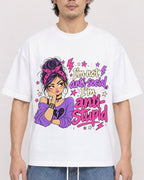 Mockup Boxy Heavyweight Tee White male close-up 03