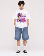 Mockup Boxy Heavyweight Tee White male full-body 03