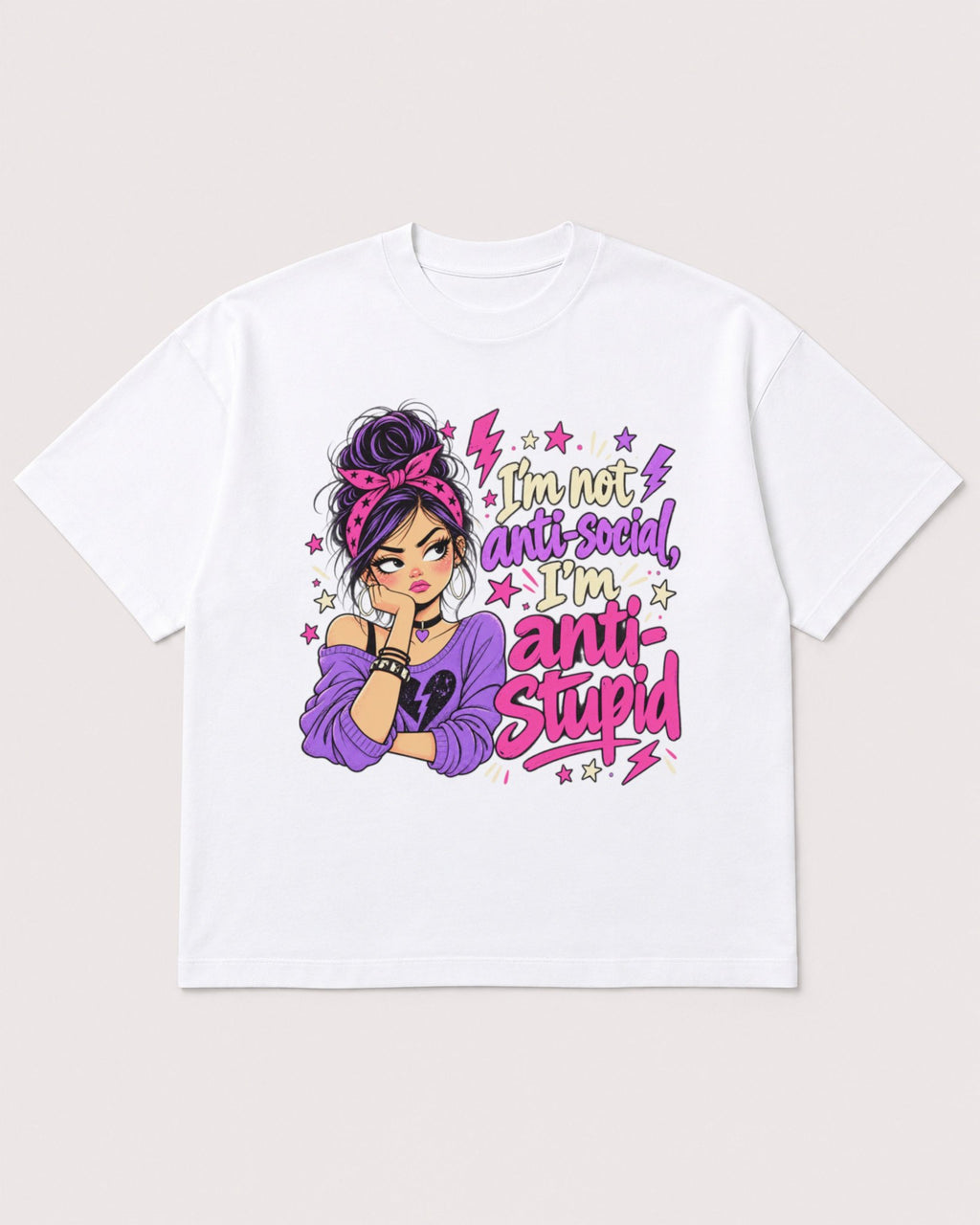 Mockup Boxy Heavyweight Tee White product