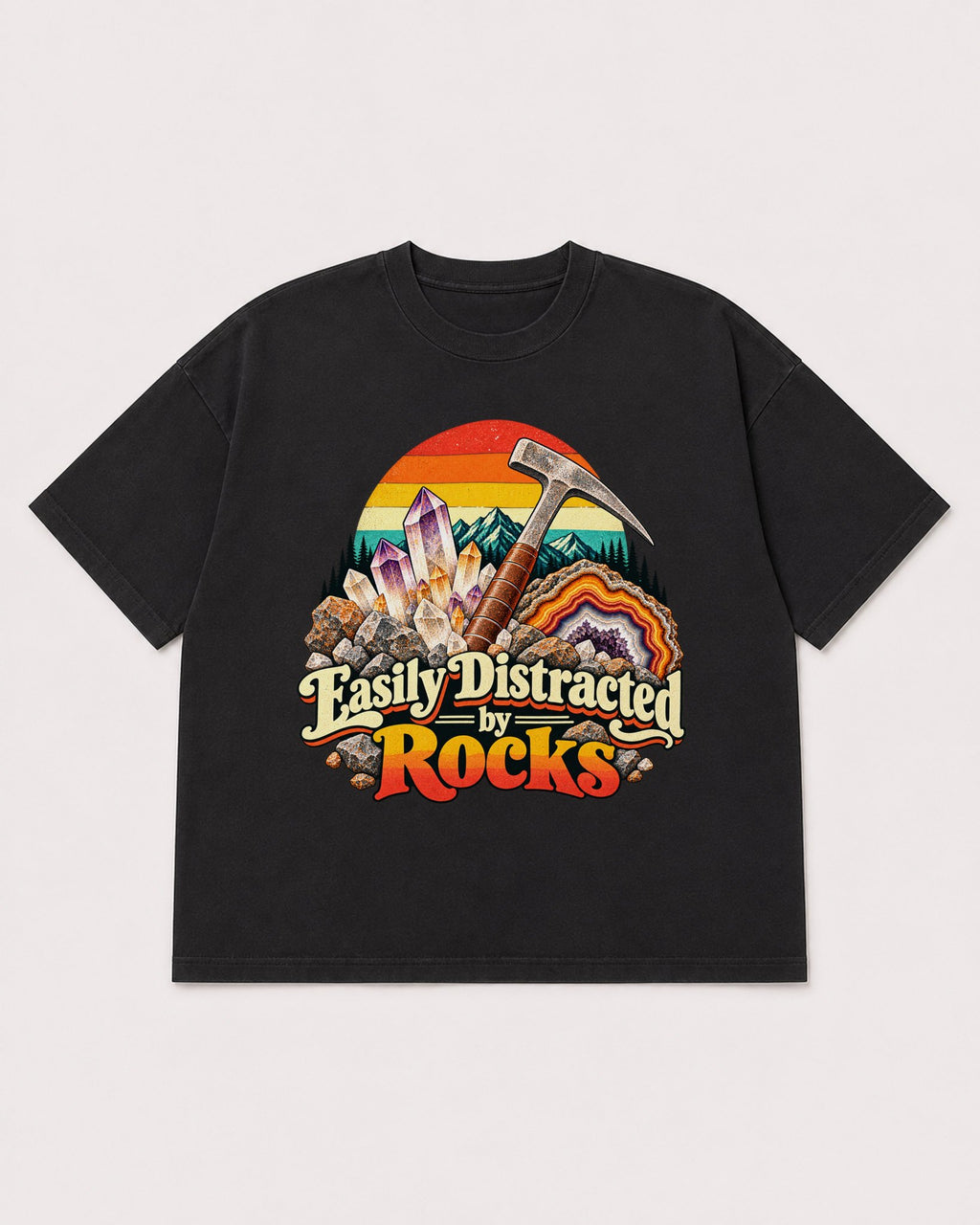 Mockup Boxy Heavyweight Tee Black product