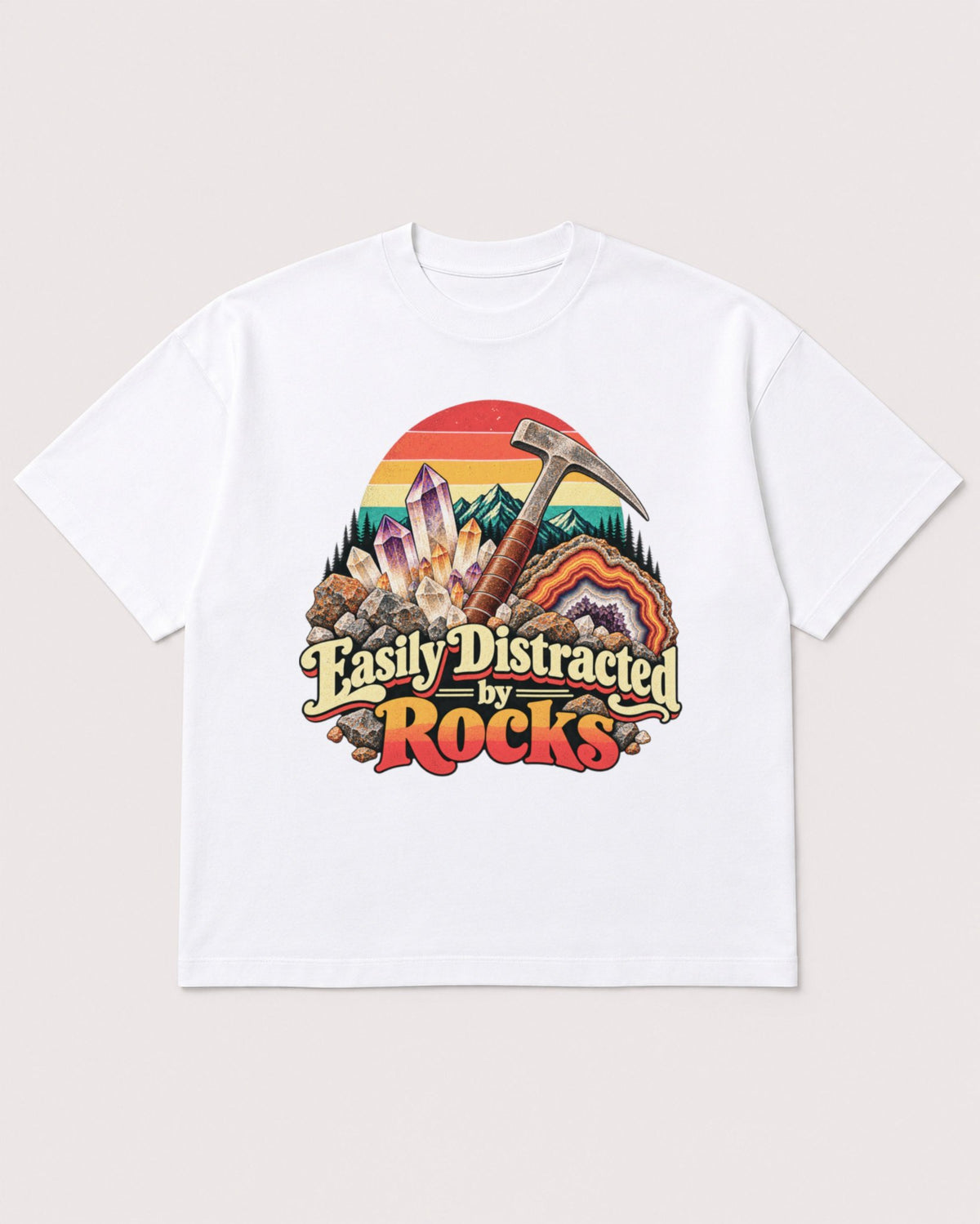 Mockup Boxy Heavyweight Tee White product