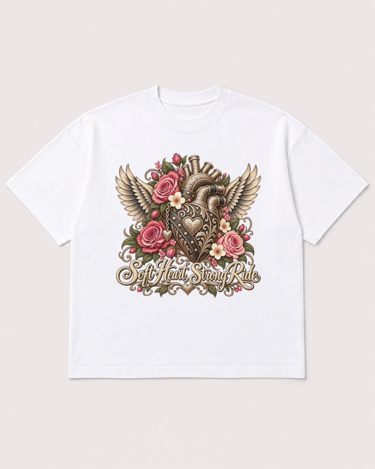 Mockup Boxy Heavyweight Tee White product