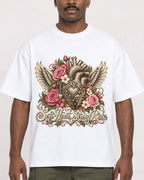 Mockup Boxy Heavyweight Tee White male close-up 14