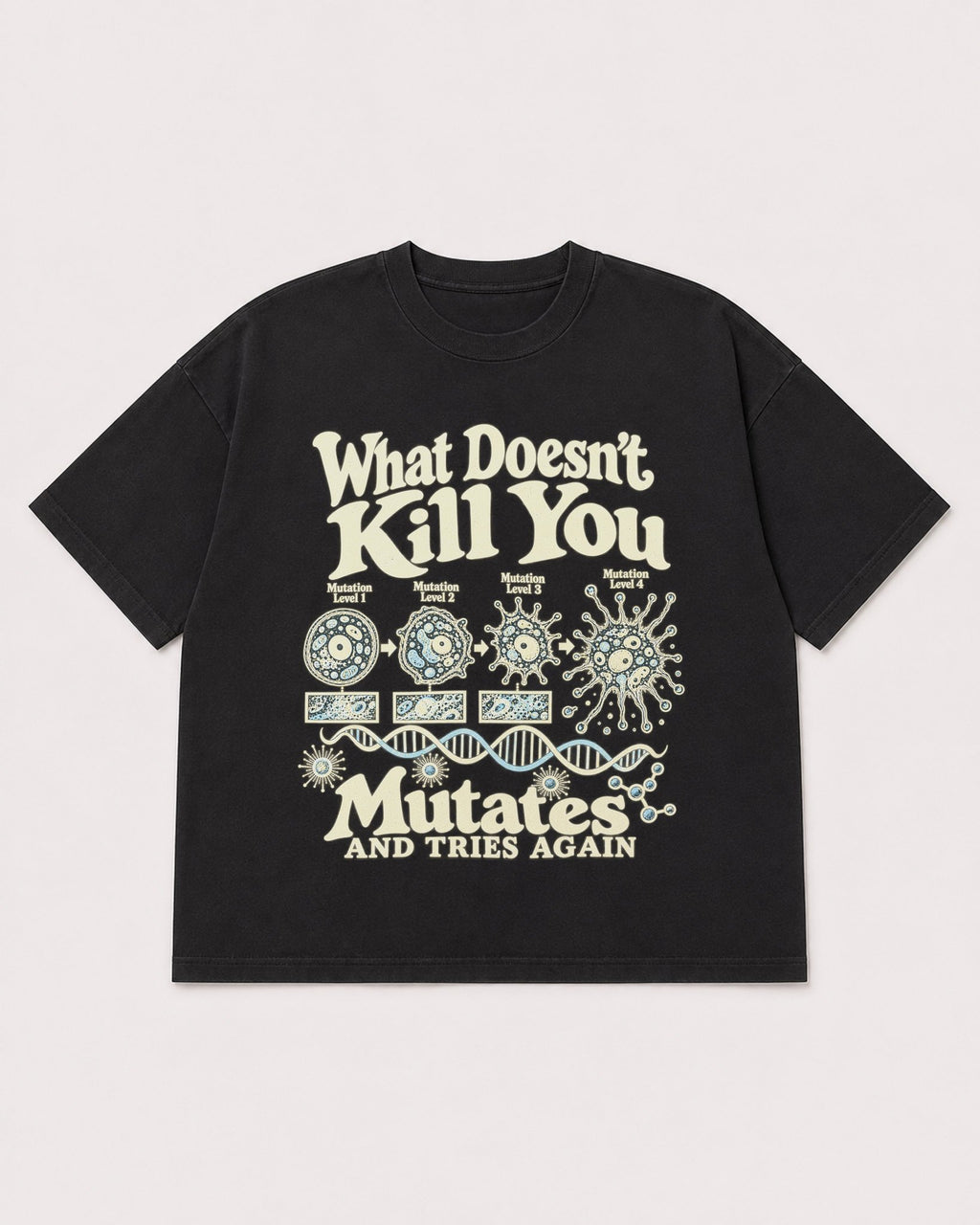 Mockup Boxy Heavyweight Tee Black product
