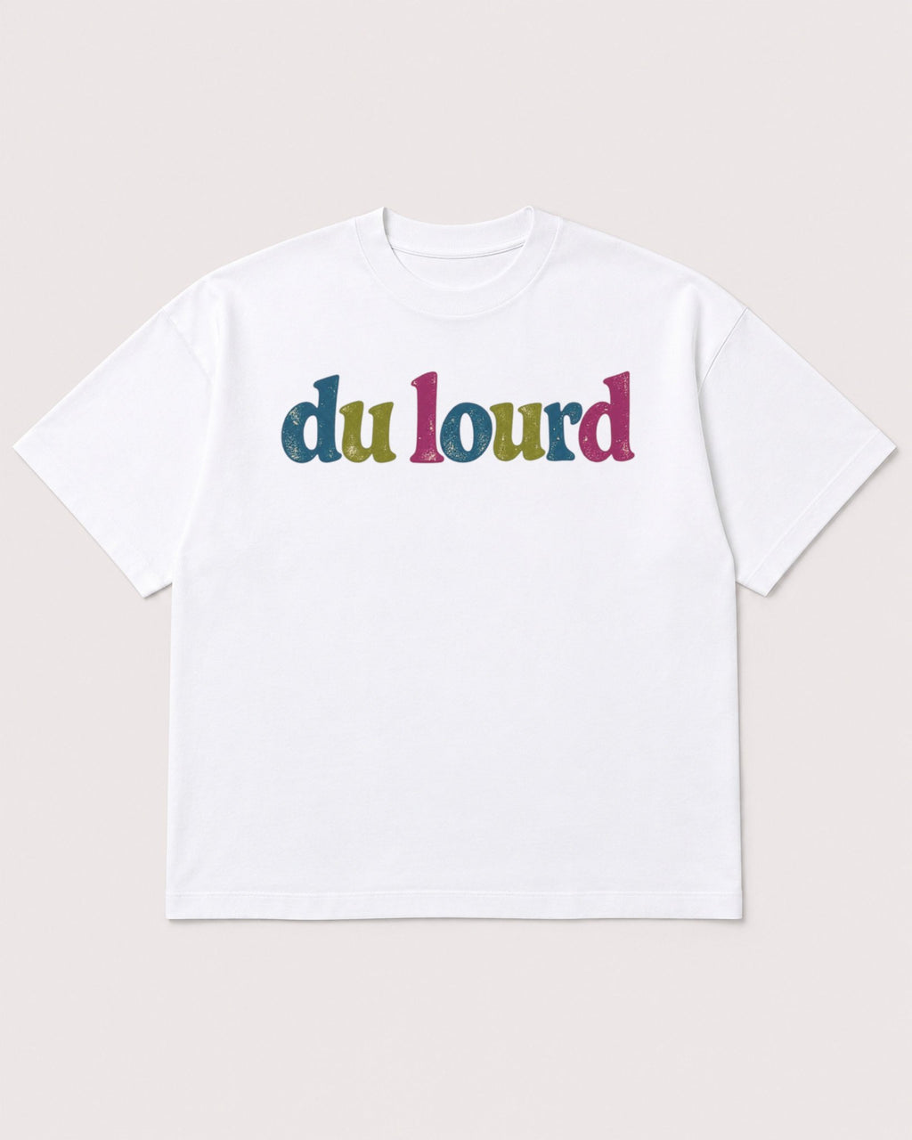 Mockup Boxy Heavyweight Tee White product