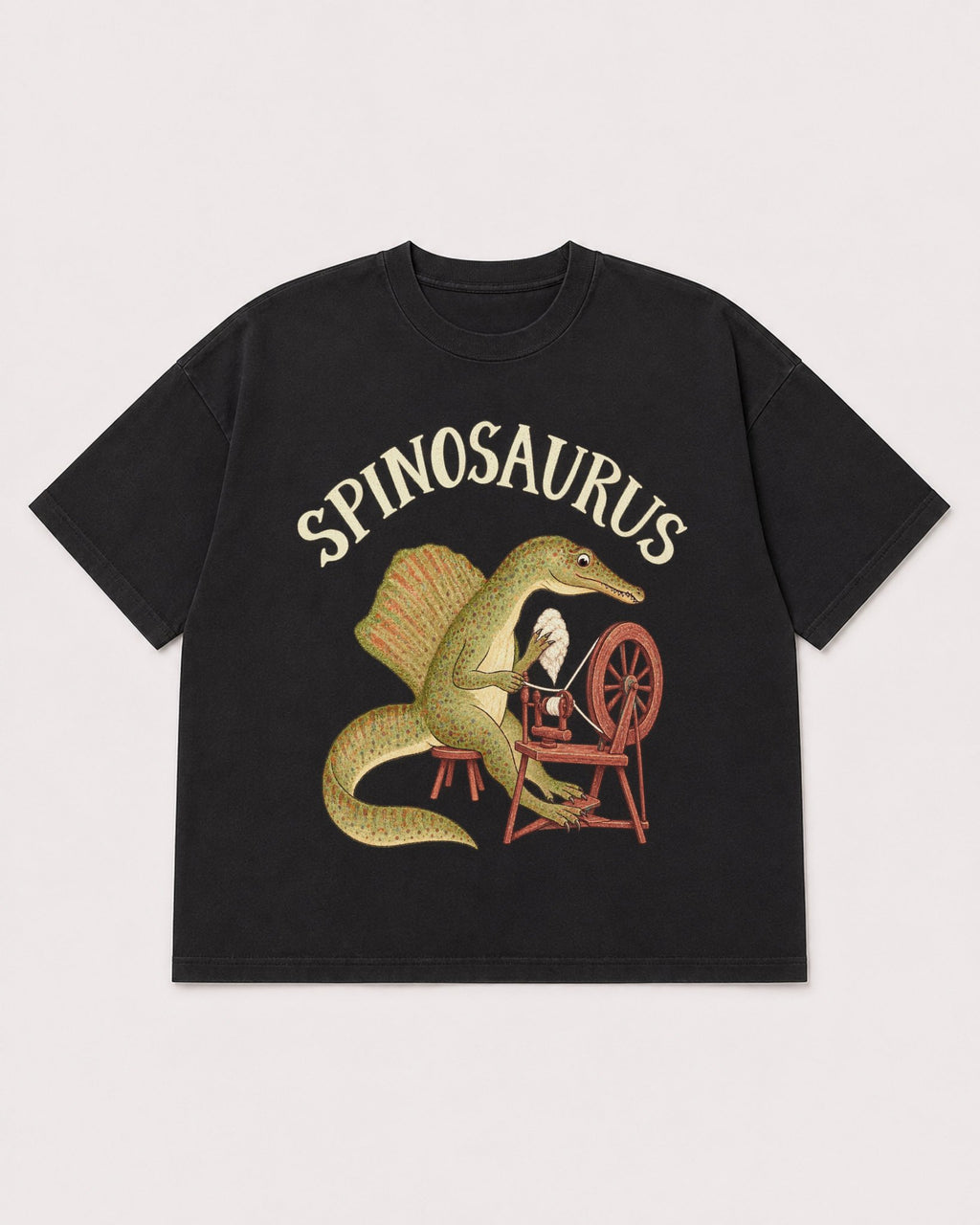 Mockup Boxy Heavyweight Tee Black product