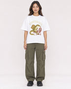 Mockup Boxy Heavyweight Tee White female full-body 02