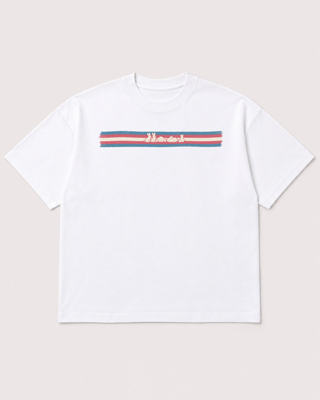 Mockup Boxy Heavyweight Tee White product
