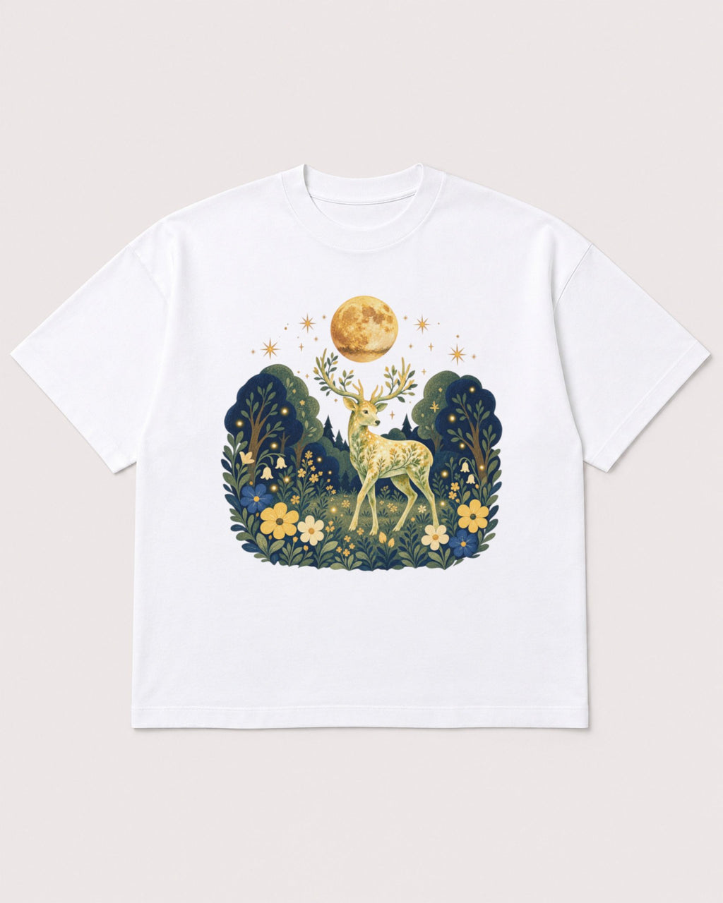 Mockup Boxy Heavyweight Tee White product