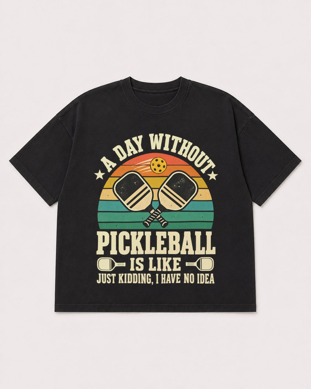 Mockup Boxy Heavyweight Tee Black product