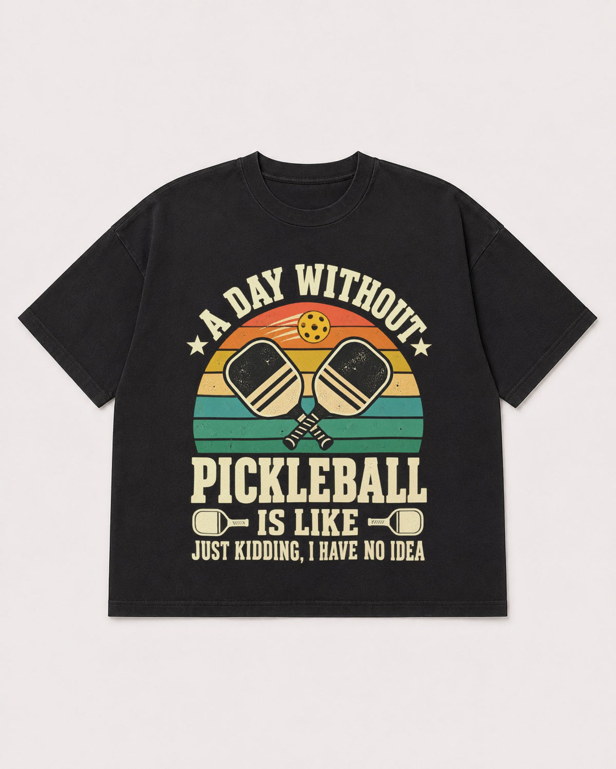 Mockup Boxy Heavyweight Tee Black product